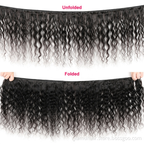 Natural Color Brazilian Body Wave Human Hair Bundles Remy Hair Weave Weft Extensions Black